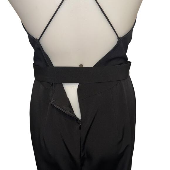 Alexis Black Wide Leg Backless Jumpsuit Size Medium - Picture 11 of 12